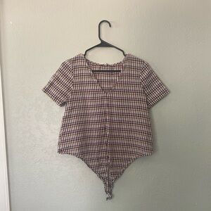 Madewell checkered shirt